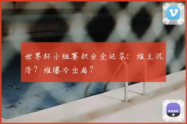 世界杯小组赛积分全记录：谁主沉浮？谁爆冷出局？